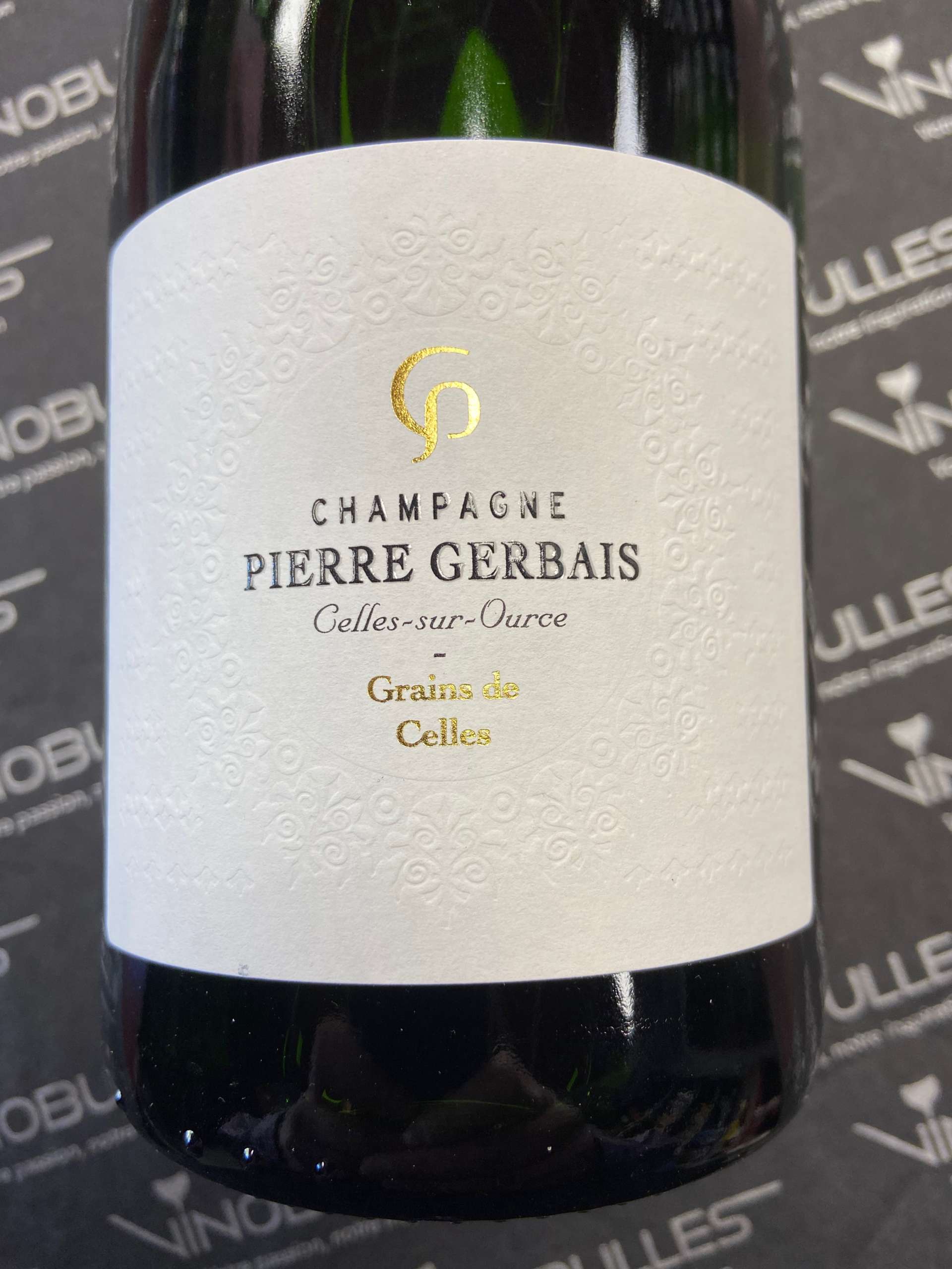 CHAMPAGNE GRAINS DE CELLES PIERRE GERBAIS – Vinobulles – Votre caviste Drôme Ardèche